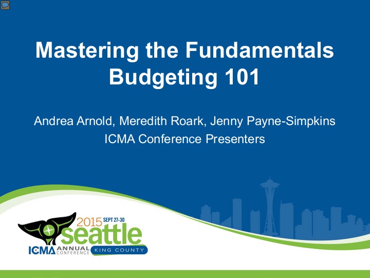 Budgeting 101 Icma Org